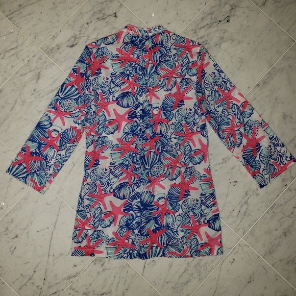 Lilly Pulitzer Sarasota Tunic ~ She She Shells - Picture 3 of 8